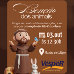 Benção dos animais! Benção dos animais!