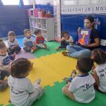 Nível II C Projeto: O Despertar da Leitura Contação da história “A Galinha Ruiva” utilizando o livro.